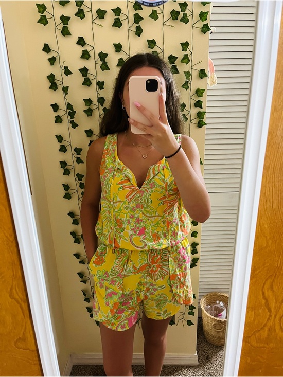 Lilly Pulitzer Other - Lilly Pulitzer Yellow Pink Green Floral Dress